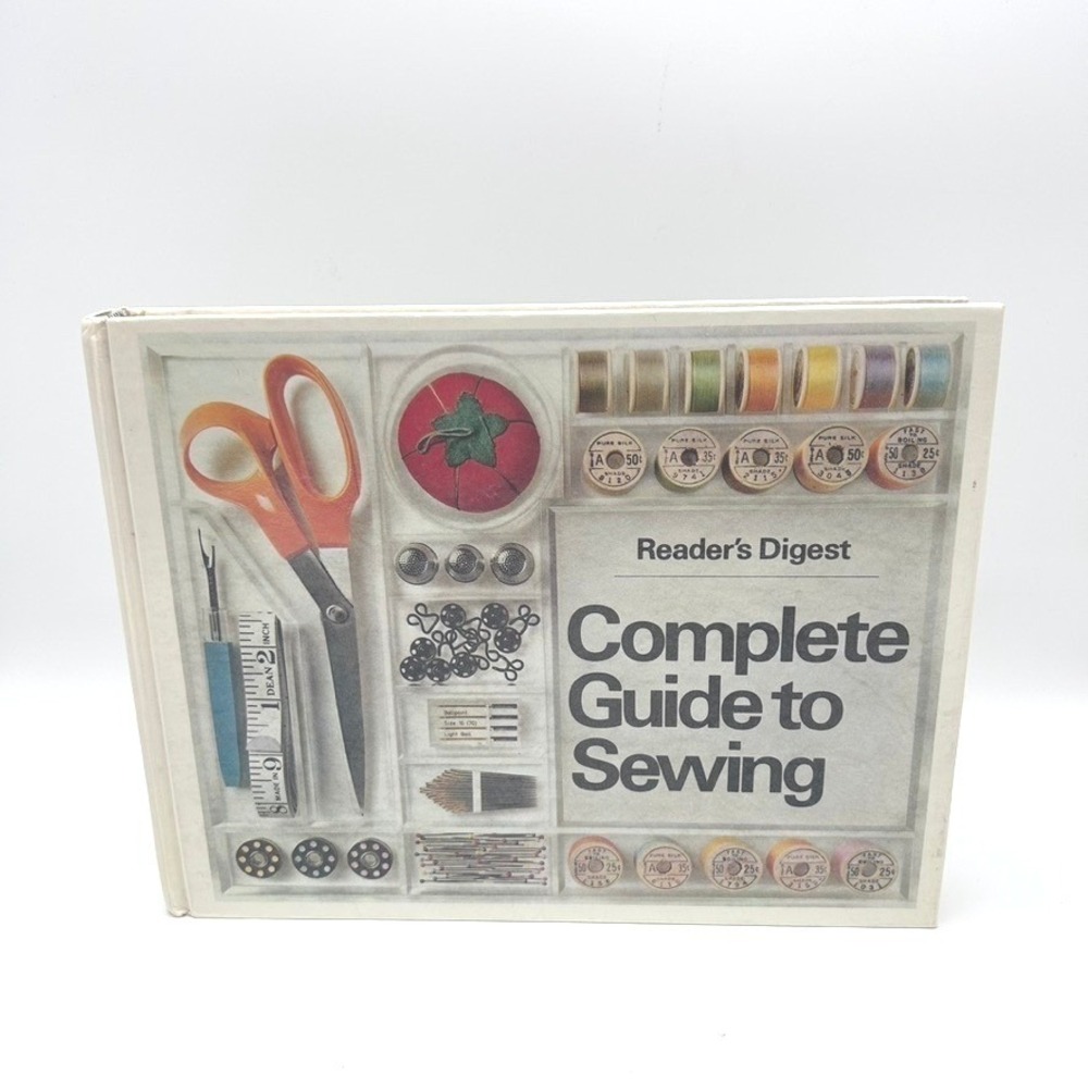 Readers Digest Complete Guide Sewing Hardcover Vintage Craft Book 1970s Vintage
